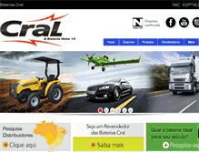 Tablet Screenshot of cral.com.br
